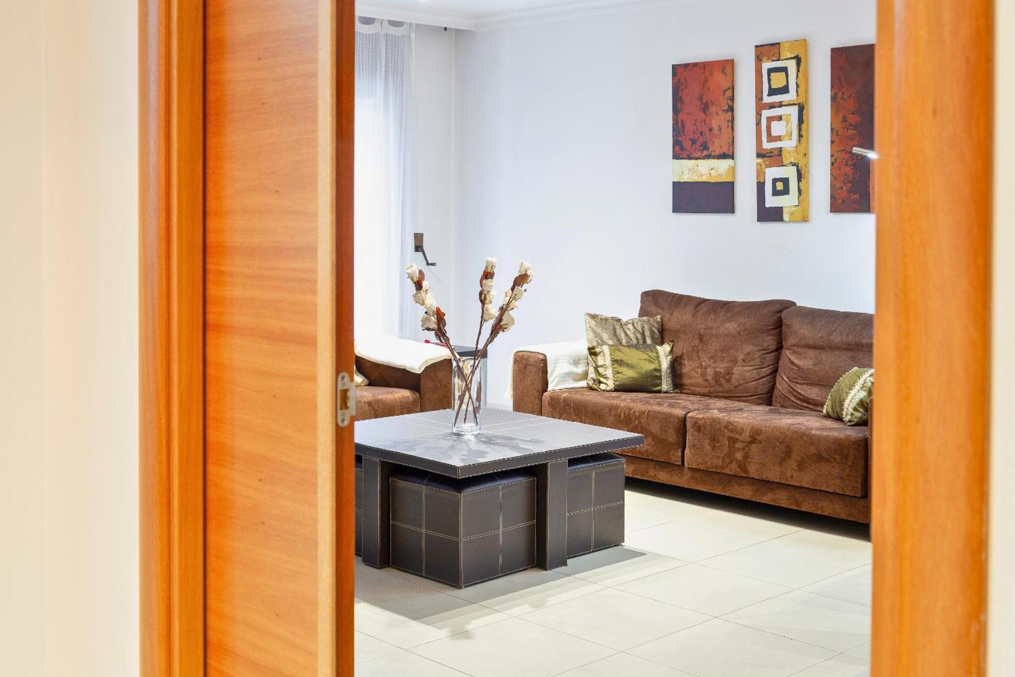 Gran Balcon Con Vistas I Amplio 3 Hab Cerca I Andbnb Apartment
